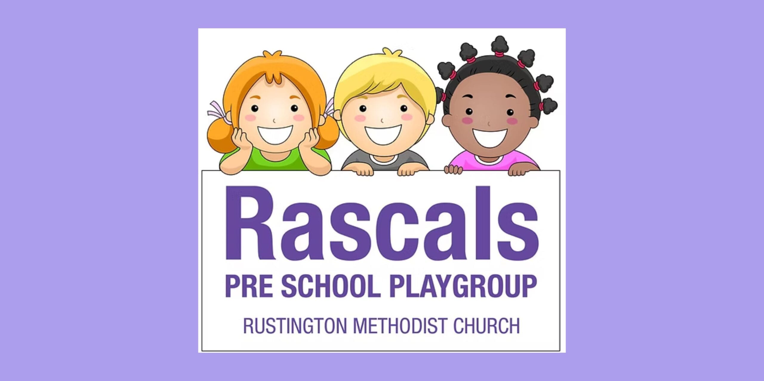 Craft supplies on a blue table with a white cross in the middle